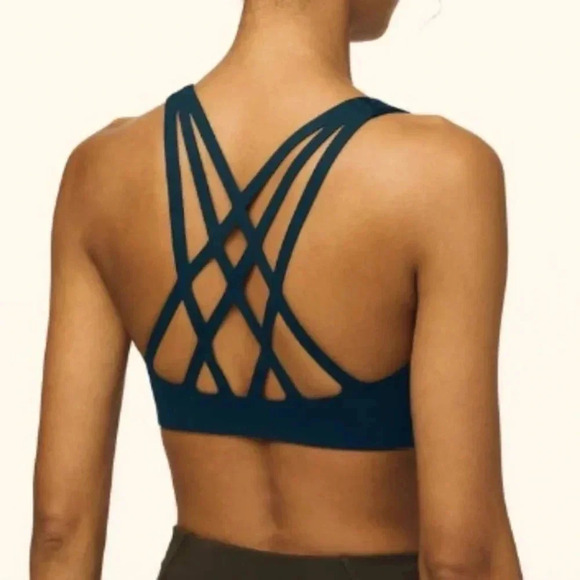 Lululemon Bring the Energy Back Black  Sz 4 Padded String - Picture 2 of 6